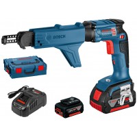 BOSCH GSR 18 V-EC TE+MA55 juostinis suktuvas 2x5 Ah L-Boxx